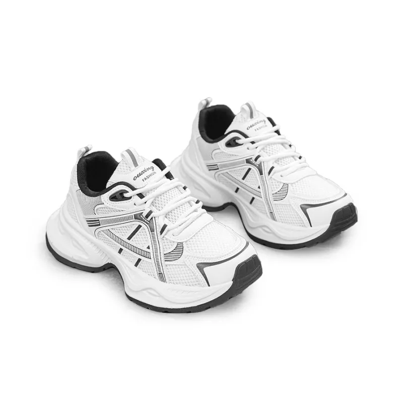 Gai Renpu Anti Slip And Wear Resistant Height Increasing Low Top Chunky Sneakers Women's-3