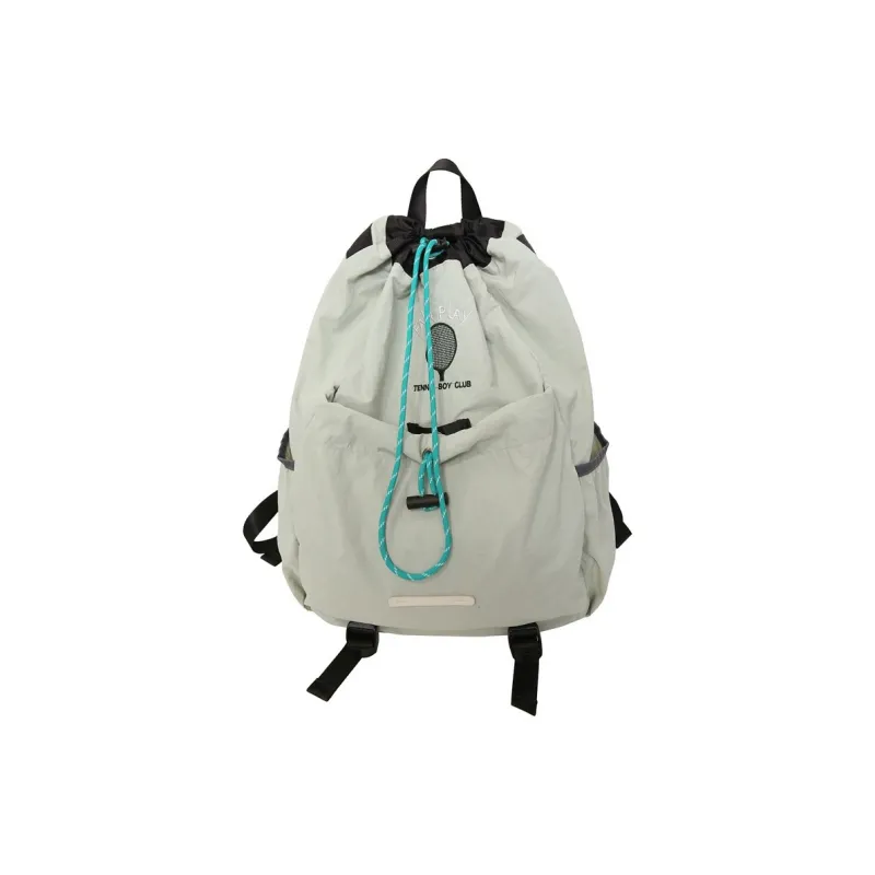 HAWA Nylon Backpack Women's Black/Light Green-3