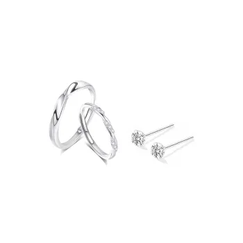 TRUE ME Alloy Stud Earrings Unisex