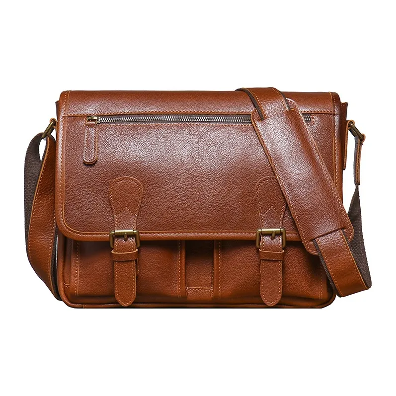 LARTIGENT Top Grain Cow Leather Shoulder Bag Men's Multicolor-2