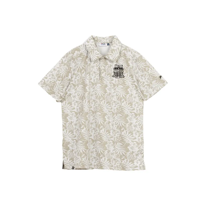 FILA TS Gala Polo Shirt Men's Ecru-0