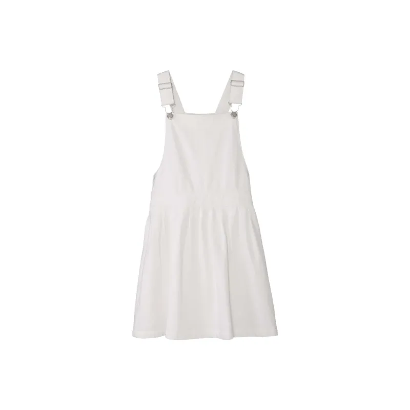 Fstudio Korean Preppy Style 100% Cotton Youthful Versatile Straps Sleeveless Dress Women's-1