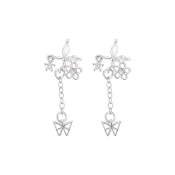 Clect Synthetic Cubic Zirconia Earrings Women's