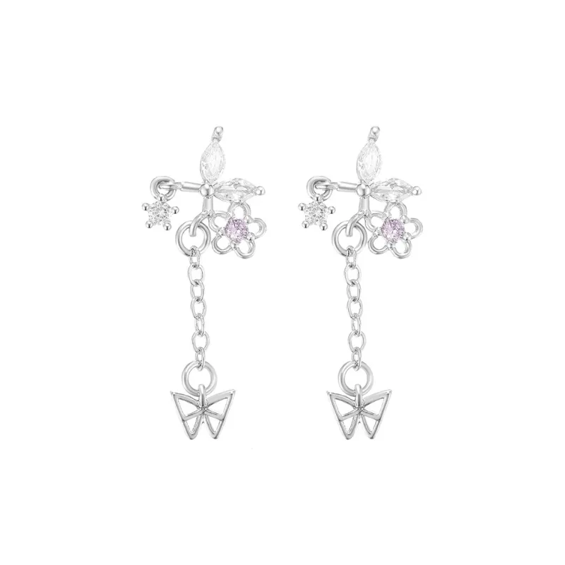 Clect Synthetic Cubic Zirconia Earrings Women's-0