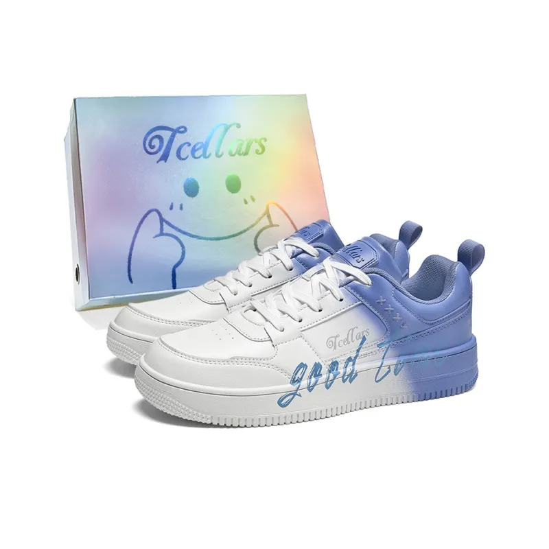 TCELLARS Skateboard Shoes Unisex Low Top White-60