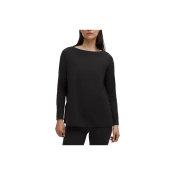 Lululemon Long SleeveNulu Yoga T Shirt Women's Black