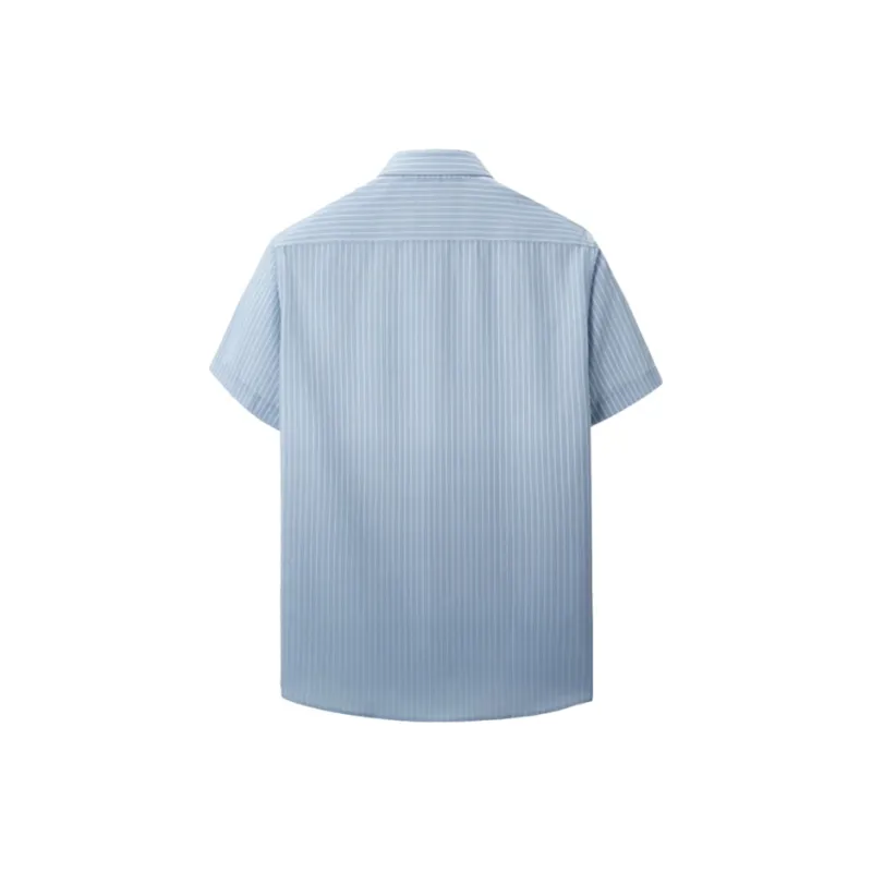 ARTSDON Shirts Men Blue Gray Gradient-1