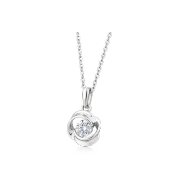 Wylyp S925 Silver Necklaces Women's Silver White