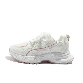 MEAKKEA Breathable Coverage Support Low Top Chunky Sneakers Women's Beige Pink