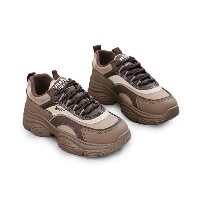 Gai Renpu Slip Resistant, Breathable, And Supportive Low Top Chunky Sneakers Women's-10