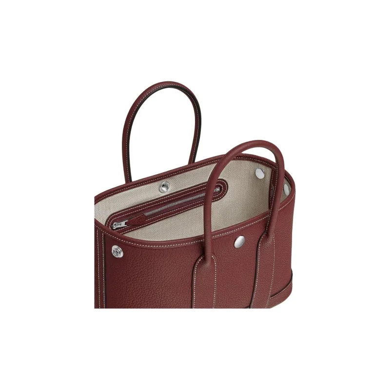 HERMES NEO GARDEN 23 Canvas With Leather Shoulder Bag, Crossbody Bag, Handbag Mini Women's 55 Rouge H Hermes Red-2