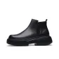 Black Fleece-Lined Insulated Shoes