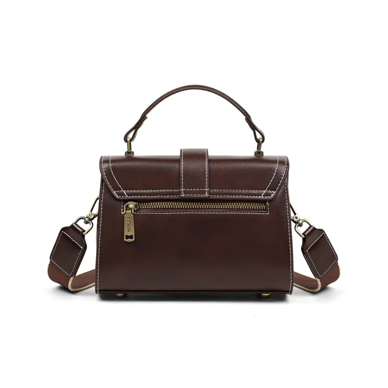 PT'SON Cow Leather Shoulder Bag, Crossbody Bag, Handbag Regular Women's Multicolor-4