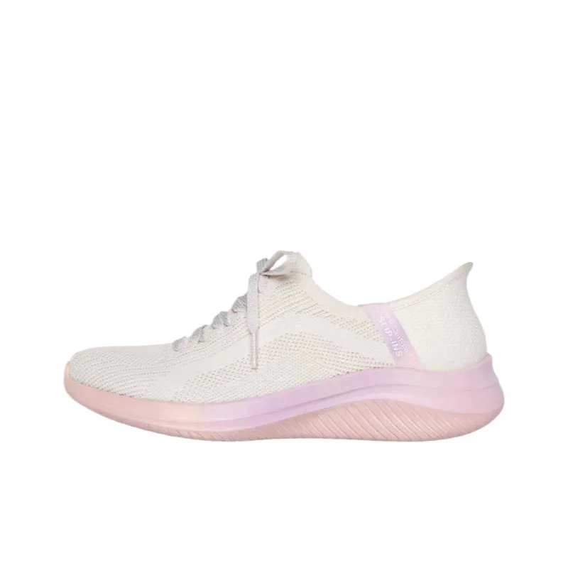 Skechers Ultra Flex 3.0 Shock Absorbers Low Top Casual Shoes Women's Natural-0