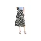 Black with White Floral