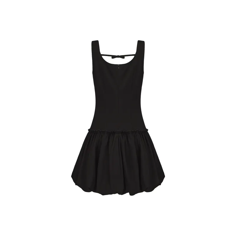 CHIWAWAMEME Slip Dresses Women's Tulip Little Black Dress-1