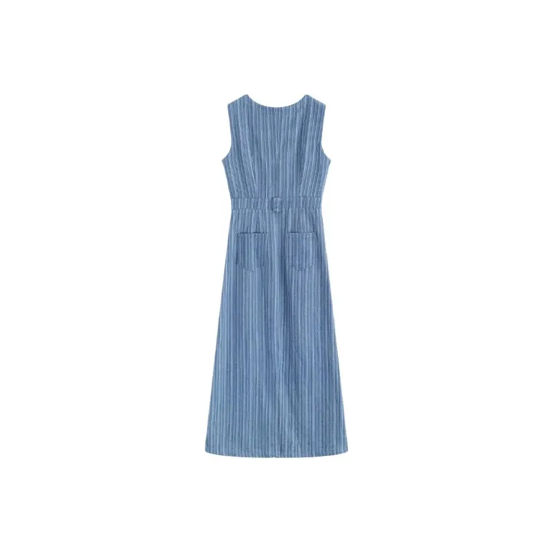 RTNH Sleeveless Dresses Women's Blue-1