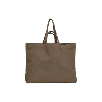ARKET Cotton Tote Bag, Shopping Bag, Handbag Tubas Unisex Umber