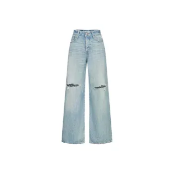 MOUSSY Jeans Women's Light Blue