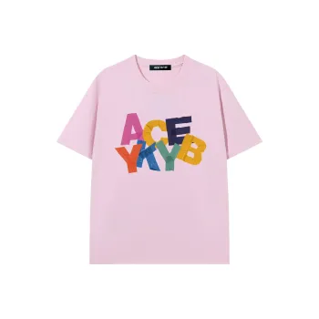 YK&YB T Shirts Unisex Light Pink