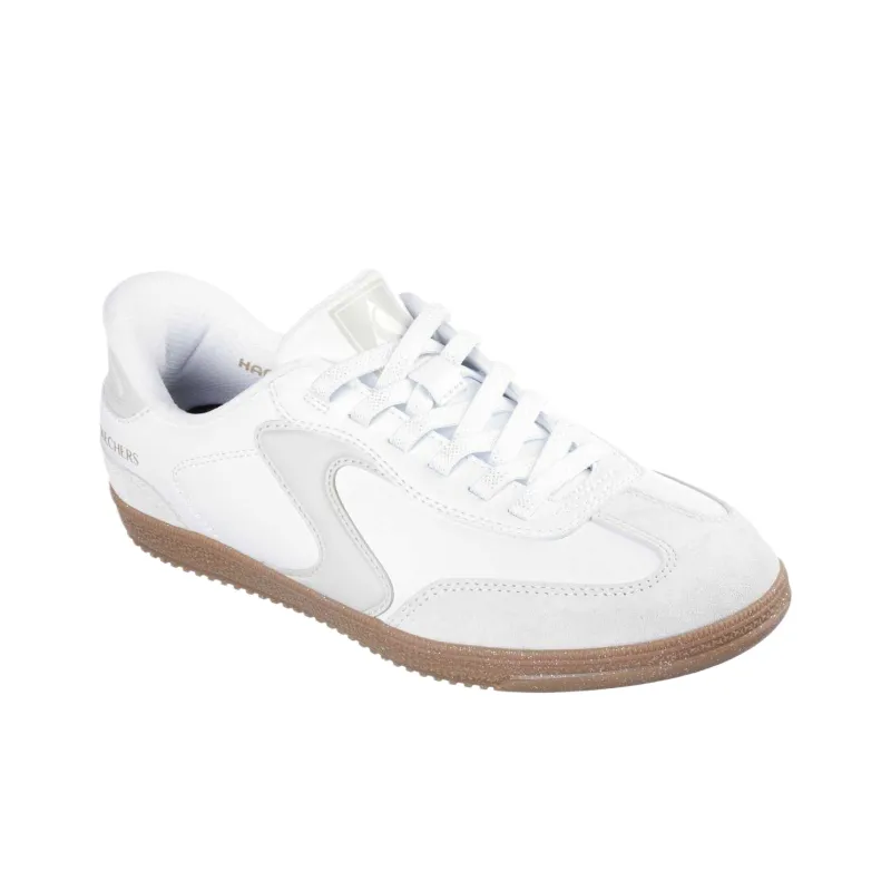 Skechers Low Top Casual Shoes Women's White Yellow-2