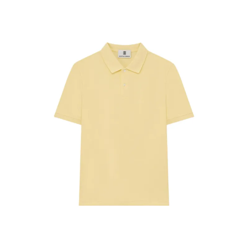 KENT&CURWEN Three Lions Embroidery 100% Cotton Shell Button Polo Shirt Unisex-22
