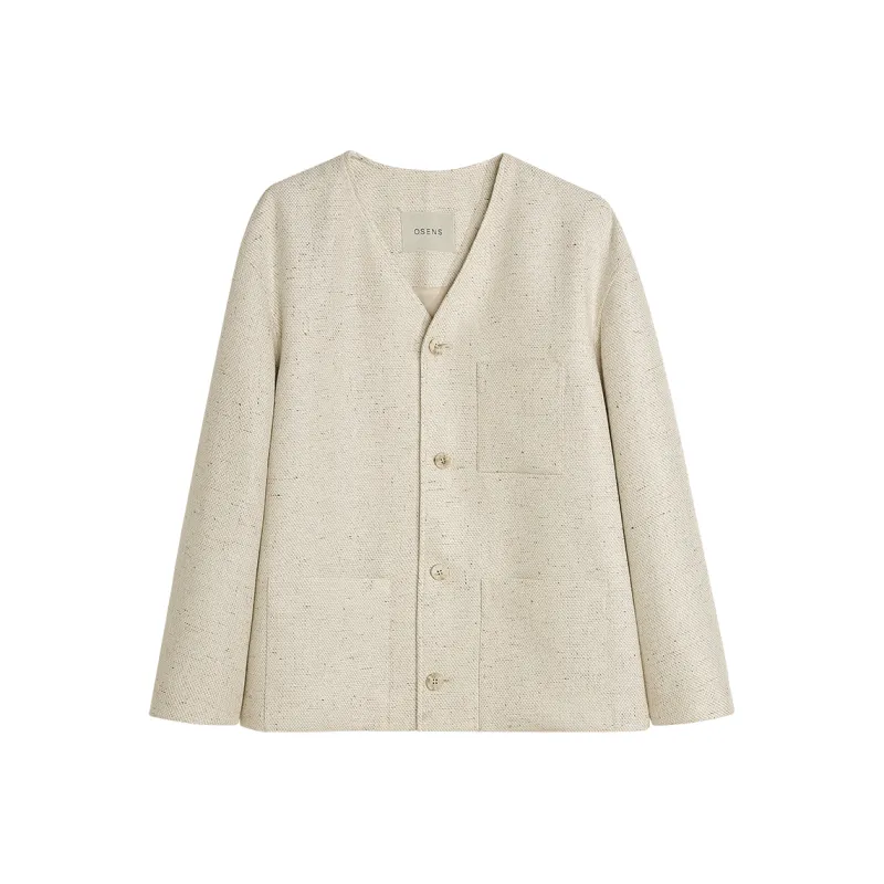 Osens Jackets Men Oat Beige-0