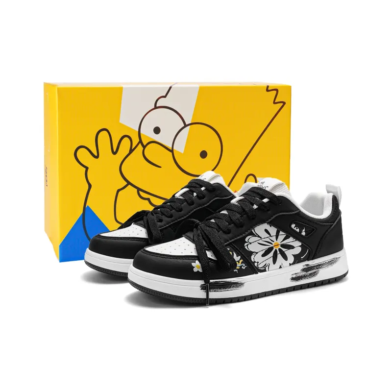 The Simpsons Anti Slip Wear Resistant Low Top Skateboard Shoes Unisex-5