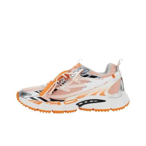 OFF WHITE 'Ow Be Right Back Low Top Casual Shoes Men's Orange