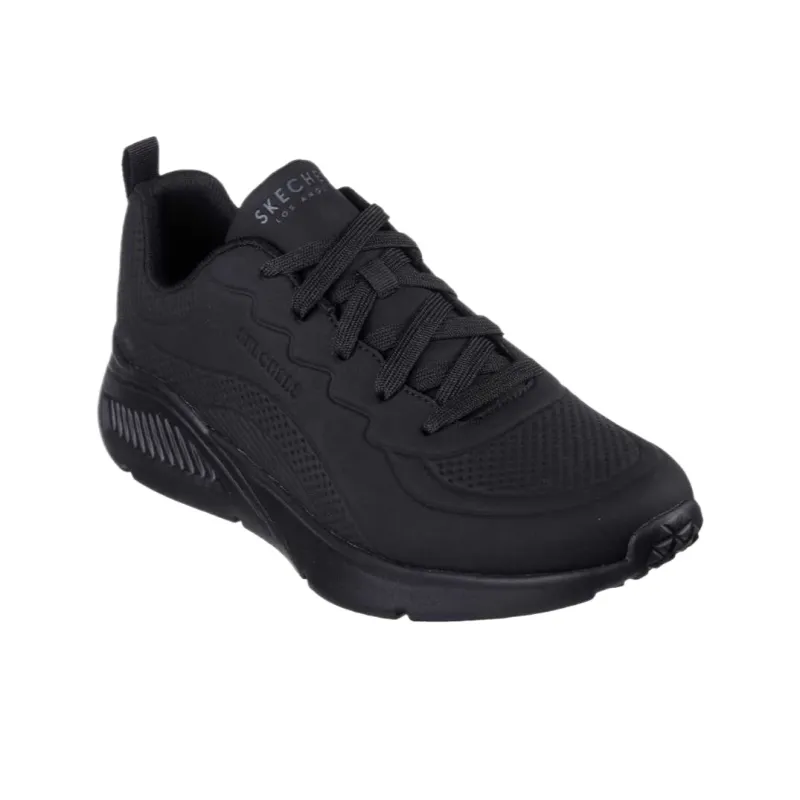 Skechers Uno Lite Low Top Casual Shoes Men's Black-3
