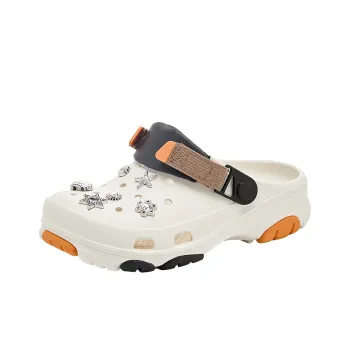 JOSINY Clogs Unisex White Orange