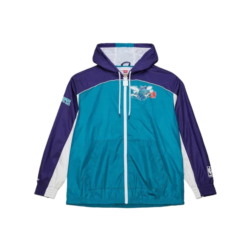 Mitchell & Ness Big Shot Premium Jacket Men's Blue Green-0
