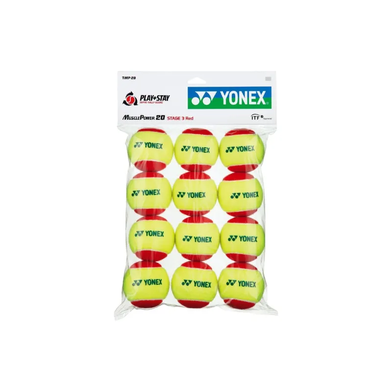 YONEX TMP20 Tennis Balls Nylon Training Ball Yellow-0