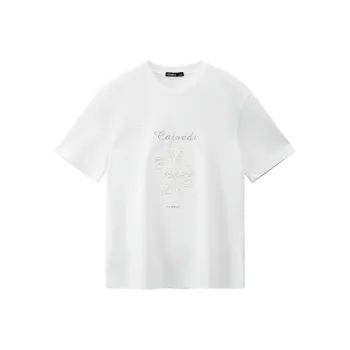 CAISEDI T-Shirts Men White