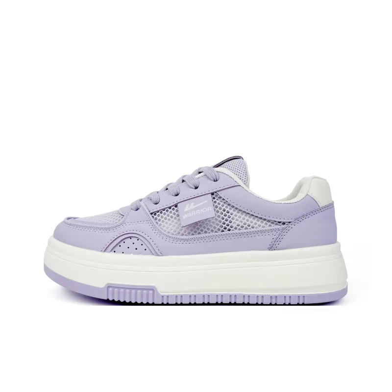 Warrior Slip Resistant Cushioning And Breathable Low Top Skateboard Shoes Women's Purple-0