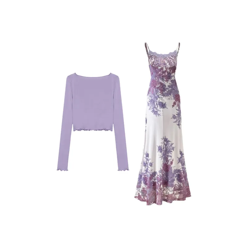 GUOZHEN Two Piece Skirt Sets Women's-1