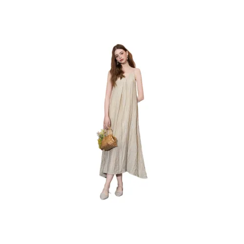 BANANA BABY Slip Dresses Women's Khaki