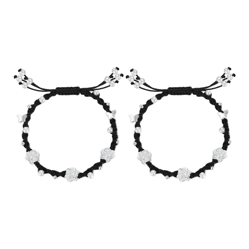 CHINA GOLD 999 Fine Silver Bracelets Women's-7