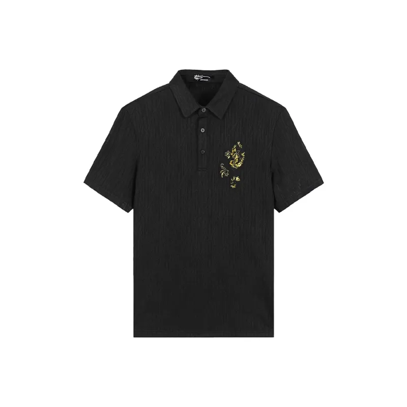 ANDREW MACKENZIE T Shirts Men Black-0