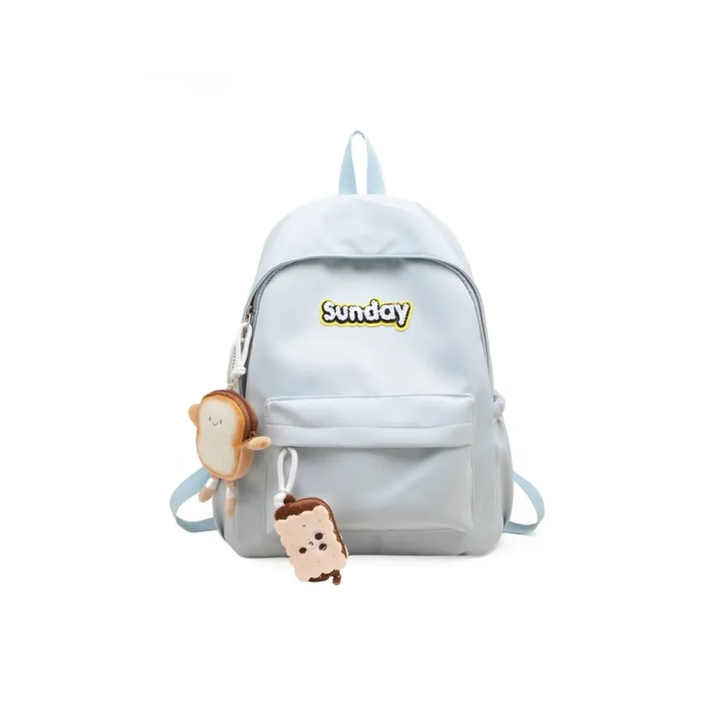 SURELAPTOP Nylon Backpack Regular Women's Multicolor-12