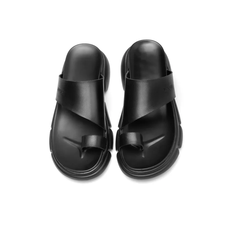 D FUSE SCANDINAVIA Slip Resistant Slide Slippers Men's Black-4
