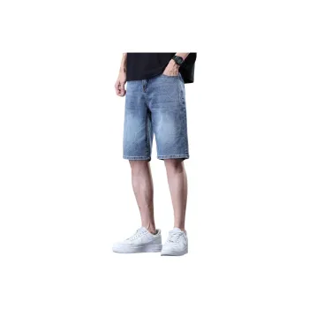 Tonlion Denim Shorts Unisex Dark Blue