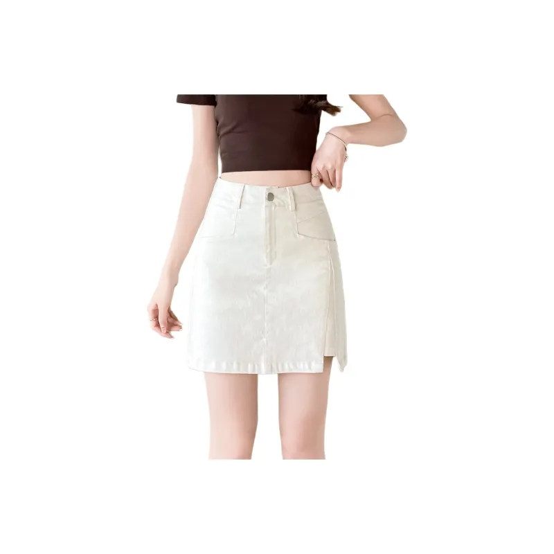 SITOL Denim Short Skirts Women's-0