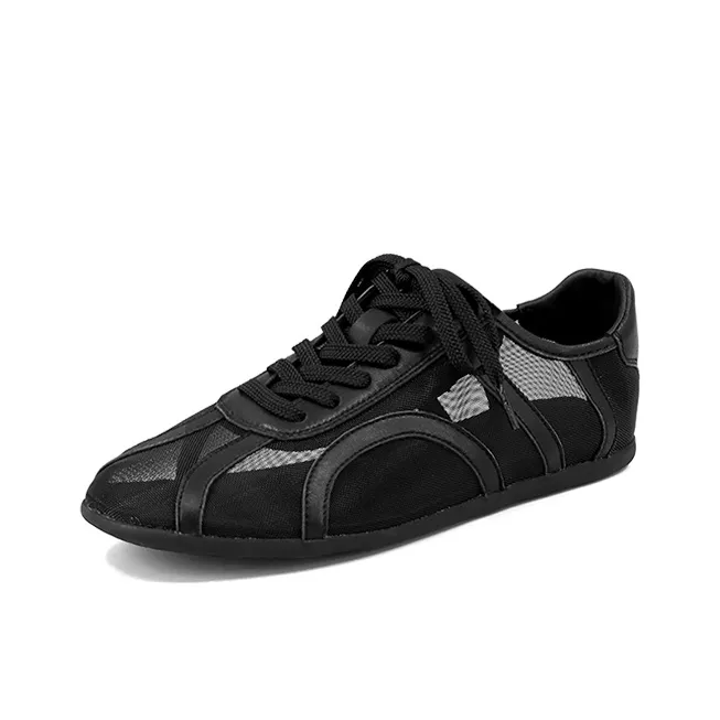 ZSBELLA Slip Resistant, Abrasion Resistant, Breathable Low Top Casual Shoes Women's Black-1