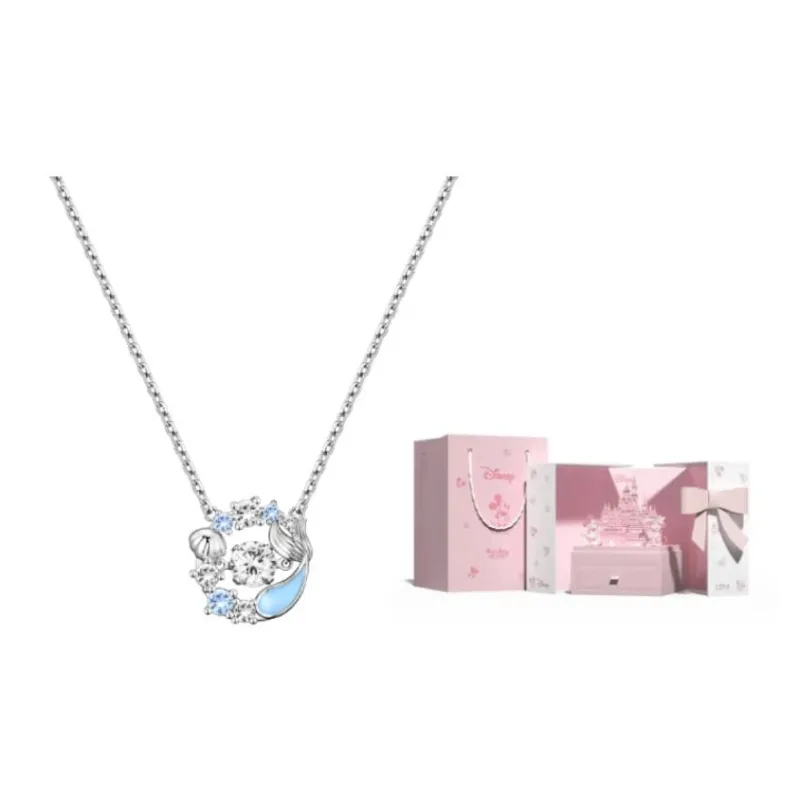 Disney Princess S925 Silver Necklaces Women's-8