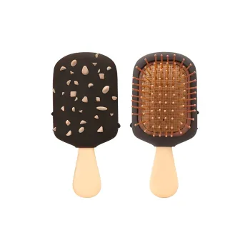 Gentle Welcome Hair Comb, Chocolates Crispy Ice Cream Airbag Comb Small Comb Mini Air Cushion Comb Hair Combing