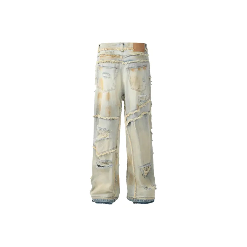 BABUGGE Jeans Unisex Yellow Mud-1