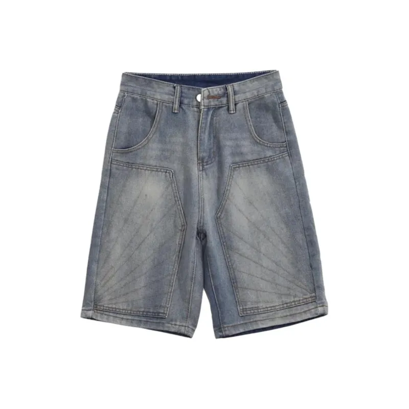 CORNILOT Denim Shorts Unisex Blue-0