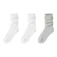 [3 Pack]White 2+Light Gray