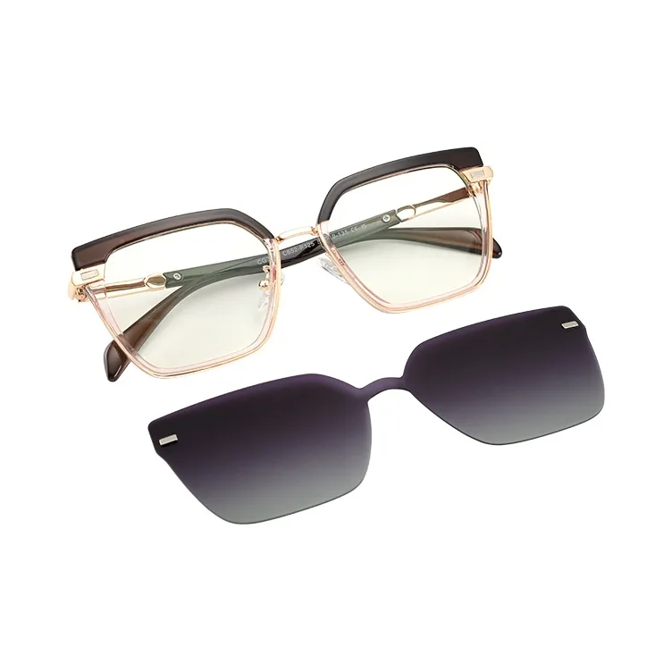 15 MINS TR/Memory Plastic Metal Irregular Shape Sunglasses Unisex-7